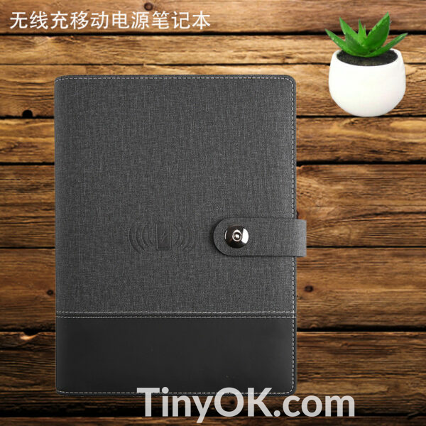 Organizer Notebook with Wireless Power Bank - Image 6