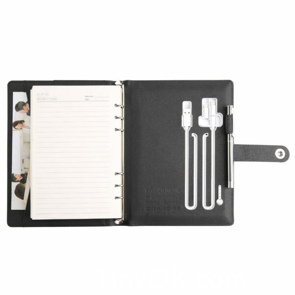 Organizer Notebook with Wireless Power Bank - Image 5
